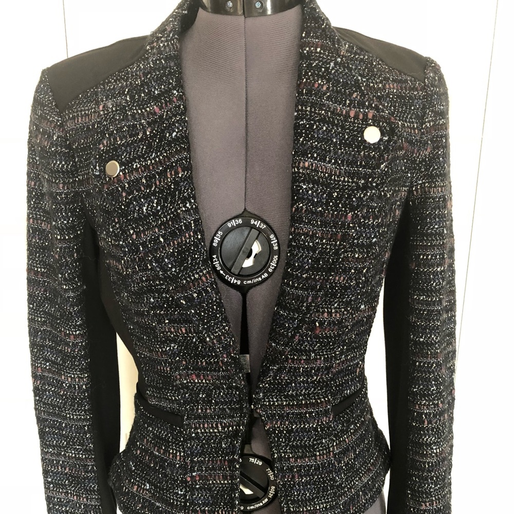 Black Multi Tweed Jacket